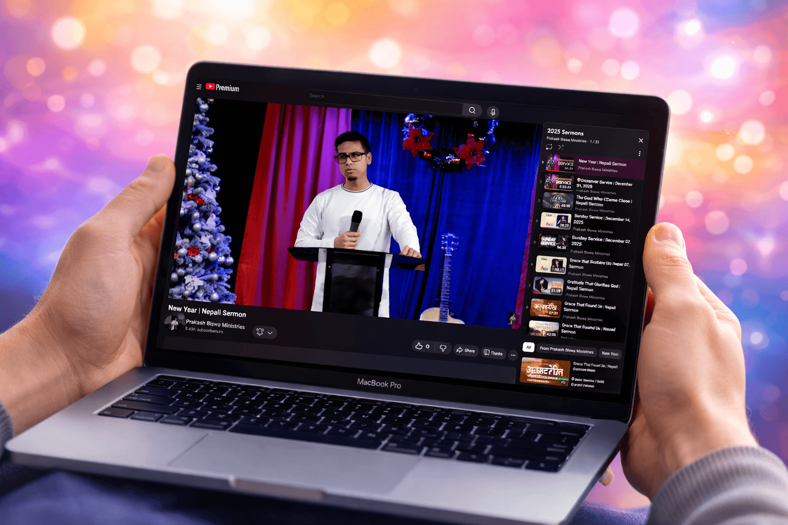 Watch online services on YouTube